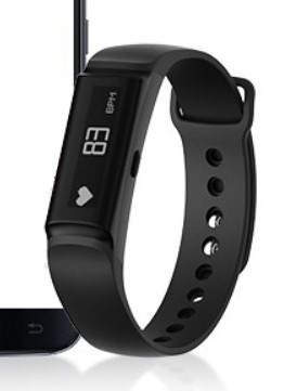 롯데글로벌로지스가 자사 택배기사들에게 지급한 스마트밴드(파트론 URBAN S Plus). ⓒ 롯데글로벌로지스