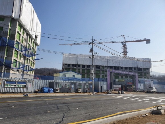 지축 신혼희망타운 건설 현장. = 전훈식 기자