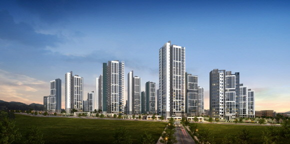 미분양 물량이 97% 감소한 양주 지역에서 모습을 드러낼 '옥정 린 파밀리에'는 총 2049가구 규모로 조성되며, GTX-C노선 사업과 서울지하철 연장 등 광역 교통망 확충에 따른 교통망 수혜가 예고되고 있다. © 우미건설