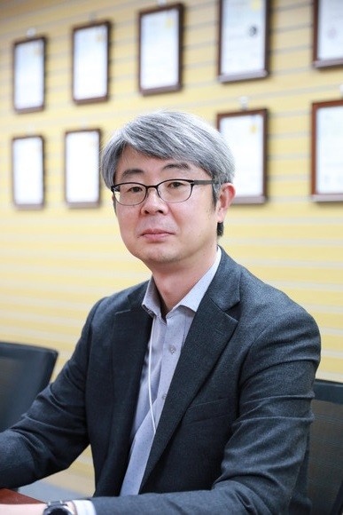 브리지텍, AI 음성봇 솔루션 '캐치봇'을 출시했다. 사진은 조승모 기술연구소장. ⓒ 브리지텍