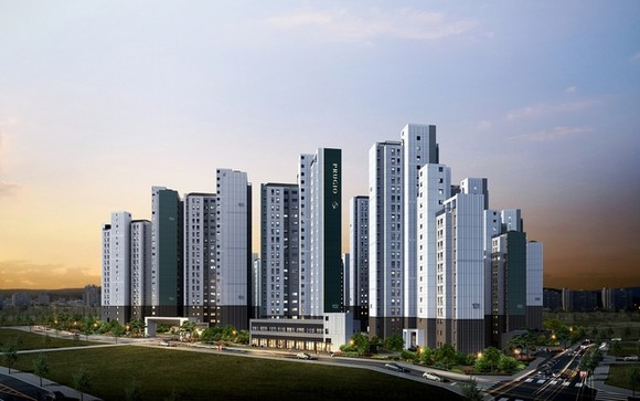 '익산 푸르지오 더 퍼스트' 투시도. ⓒ 대우건설