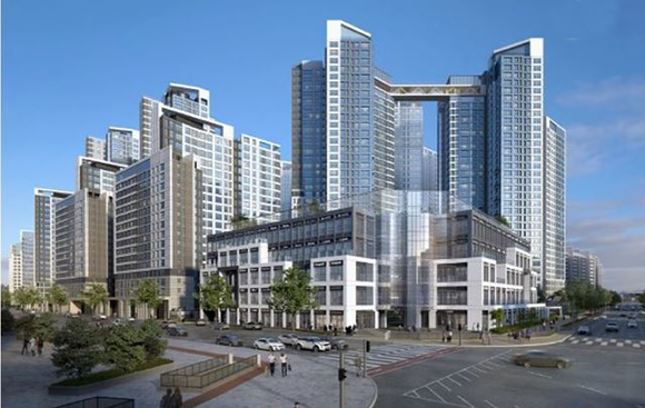 잠실 미성·크로바 아파트 재건축 투시도. © 롯데건설
