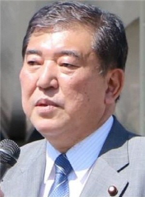 이시바 시게루(石破茂). 64세 돗토리 11선. 방위대신 외·사장 역임. © 위키피디아 Japan 캡처
