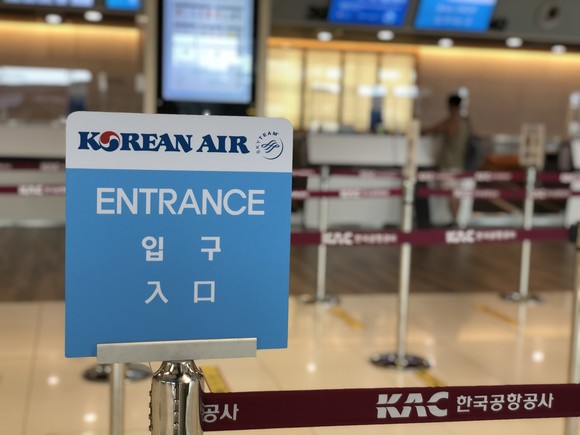 서울 강서구 김포공항 국내선에 위치한 대한항공 탑승수속장이 한산한 모습. = 이수영 기자