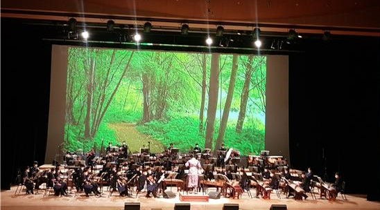 제124회 정기연주회 '우리의 가을' 공연 장면. ⓒ 청주시립국악단