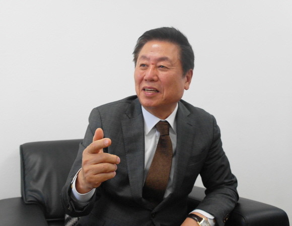 김정현 한국HR서비스산업협회장은 건전한 시장경제에 맞춰 회원사가 새로운 일자리 창출을 하는데 모든 지원을 쏟겠다고 강조했다. = 김수현 기자