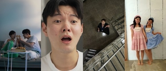 '모지컬' 에피소드에 출연하는 배우들. (왼쪽부터) 백슬기, 임정모, 송광일, 전나영. ⓒ 모지컬 제작사