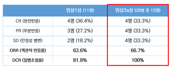 Vax-NK/HCC와 HAIC 병합요법에 대한 임상2a상 예비연구결과 ⓒ 박셀바이오