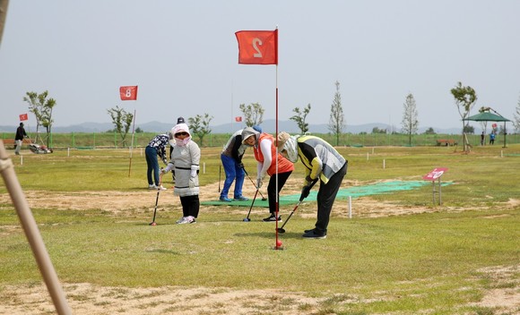 파크골프장 운영 모습. ⓒ 태안군