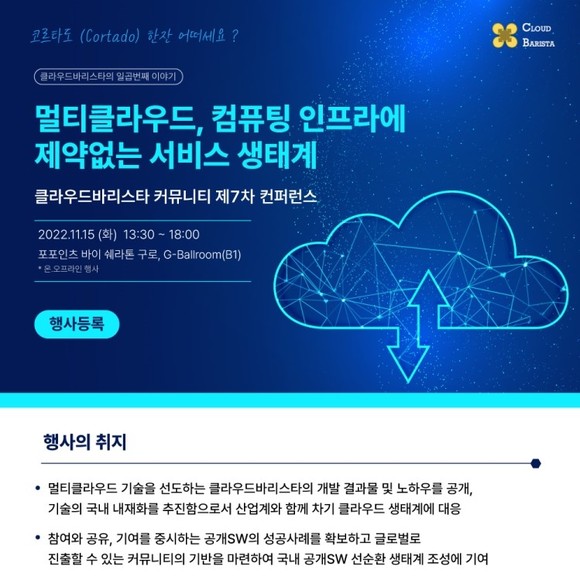 이노그리드가 오는 15일 포포인츠 바이 쉐라톤 구로 G-볼룸에서 '멀티 클라우드, 컴퓨팅 인프라에 제약 없는 서비스 생태계'를 주제로 한 컨퍼런스를 개최한다. ⓒ 이노그리드