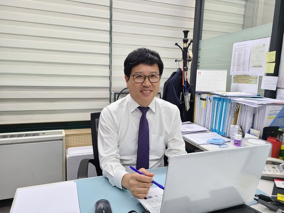 박남구 대전광역시컨택센터협회 회장. = 김상준 기자
