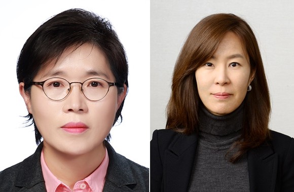 (왼쪽부터)이정애 LG생활건강 신임 사장과 박애리 지투알 신임 대표이사. ⓒ LG