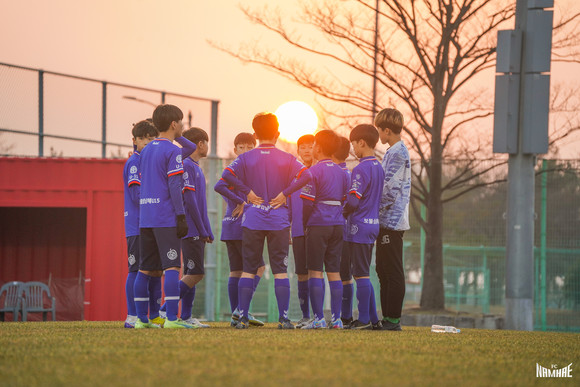 스토브리그 초등부 동계훈련. ⓒ 남해군