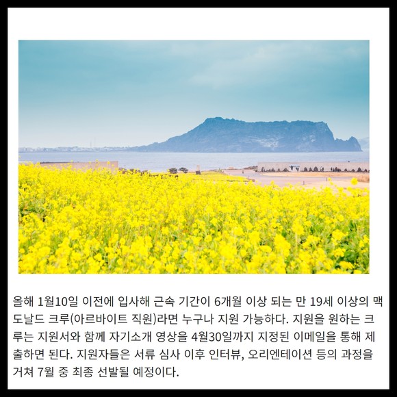 한국맥도날드제주 이미지