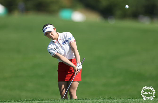 이다연이 '2025 하나금융그룹 챔피언십'에서 이민지와 연장 끝에 우승을 차지했다. ⓒ KLPGA