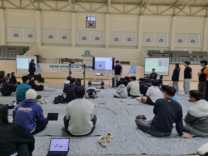 실습 모습. ⓒ장철호 기자