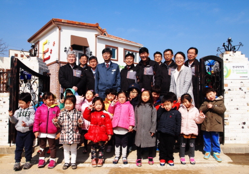  한국타이어는 금산공장 인근에 동그라미 어린이집 개원식을 진행, 자체 운영시스템으로 갖춰 보다 전문적이고 체계적으로 운영할 계획이다. ⓒ 한국타이어