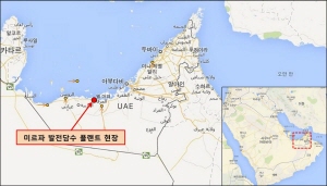  미르파 공사현장 위치도. ⓒ 현대건설