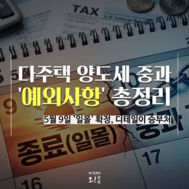 [마담P의 오경제] 다주택 양도세 중과 '예외사항' 총정리