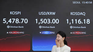 코스피, 중동 전쟁 종전 기대 8% 급등 '5400선 회복'