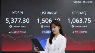 코스피, 중동 리스크 속 저가 매수에 '5370선 회복'