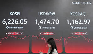 코스피, 미국·이란 협상 기대감 지속에 '6200선 재돌파'…코스닥 0.91%↑