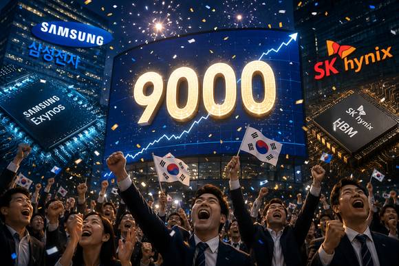 '9000피' 반도체·동학개미가 쓴 새역사