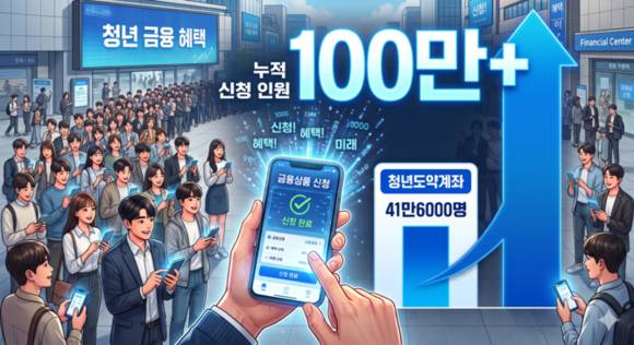 청년미래적금, 출시 닷새 만 100만명 돌파