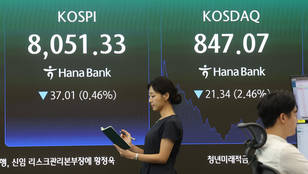 '롤러코스터' 코스피, 삼성전자 실적 경계감 속 '8000선 사수'…코스닥 2.46%↓