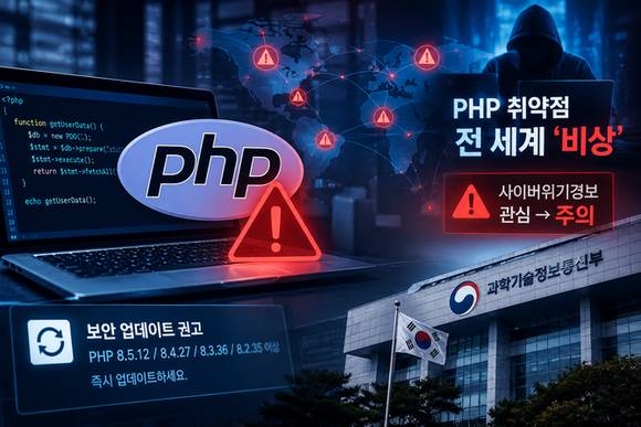 PHP 사태에 세계 '비상'…한국 업데이트 권고