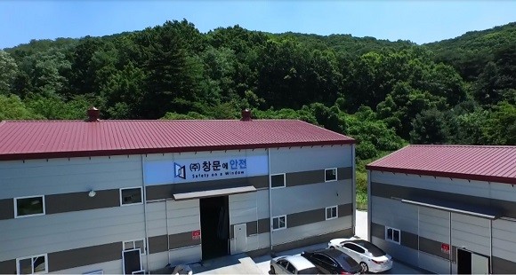 창문에안전 이천 공장 전경사진. ⓒ 창문에안전