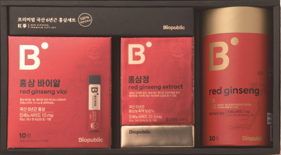 이마트 건강식품 브랜드 바이오퍼블릭이 추석을 맞아 프리미엄 홍삼세트를 합리적인 가격에 선보인다. © 이마트