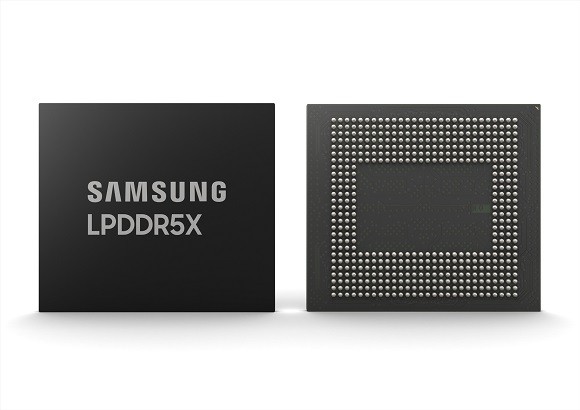 삼성전자는 'LPDDR5X (Low Power Double Data Rate 5X)'를 업계최초로 개발했다. ⓒ 삼성전자