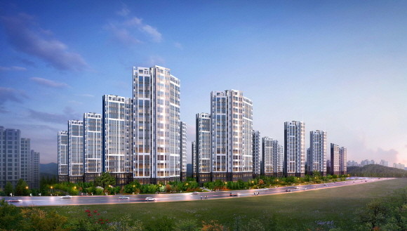 사천삼정그린코아 포레스트 투시도. © 삼정기업