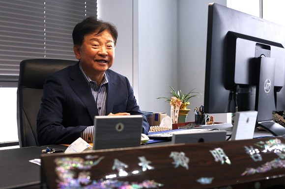 정명철 에티버스 회장을 만나 '새로운 도약의 시기'에 대해 물어봤다. 사진=강경식 기자