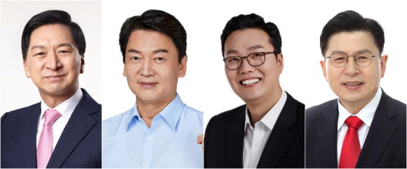 김기현 의원과 안철수 의원, 천하람 변호사와 황교안 전 대표가 전당대회 본경선에 참여할 수 있게 됐다. ⓒ 연합뉴스