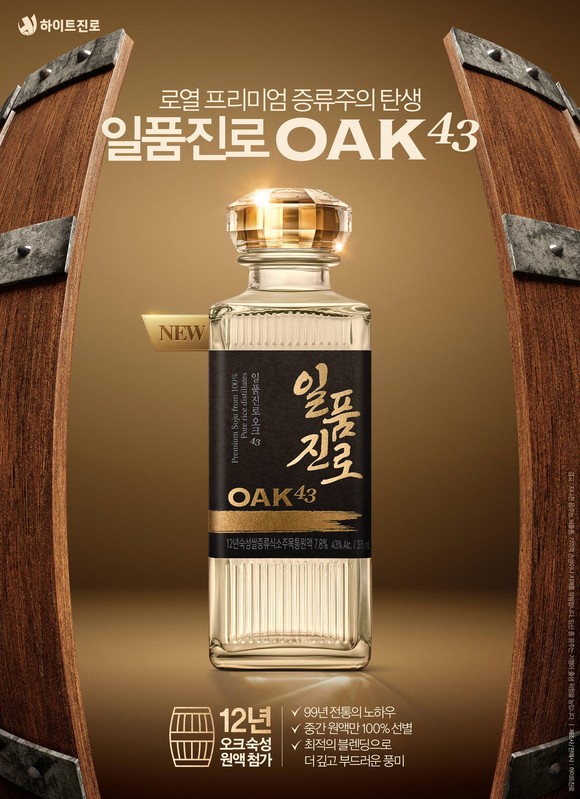하이트진로가 로열프리미엄급 초고도주를 선보이며 고도수 증류주 시장을 확대해 나갈 계획이다. ⓒ 하이트진로