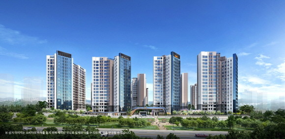 힐스테이트 e편한세상 문정 주경 투시도. © 현대엔지니어링