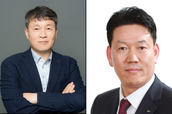왼쪽부터 이규석 현대모비스 사장, 서강현 현대제철 사장. ⓒ 현대자동차그룹