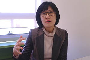 김현정 현대씨앤알 행복쉼터 실장은 콜센터 업무에 적합한 인재를 판단할 수 있는 콜센터 전용 인적성 검사인 CATT를 지난 2년간의 추적조사를 통해 개발했다. = 추민선 기자