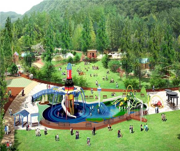 워터파크 조감도. ⓒ 부산시