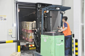 식자재 유통을 전문적으로 하는 유안로지스틱스는 고객에게 신선한 식자재를 제공하기 위해 관리부터 배송까지 모든 부분을 책임지고 있다. = 김경태 기자