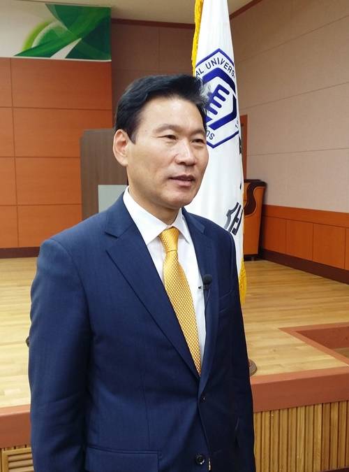 박진성 순천대학교 총장. = 지정운 기자