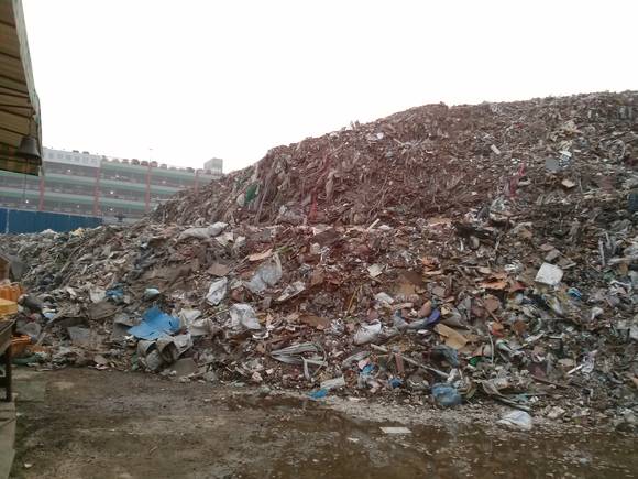 인천시 부평구 소재 건설폐기물 임시보관장소. ⓒ 인천시청