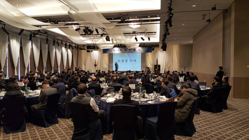 한국경비협회는 지난달 29일 제38차 정기총회를 개최하고 18대 중앙회장 및 집행부 임원을 선출했다. = 김경태 기자
