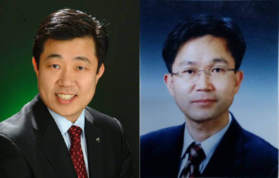 광주상공회의소는 17일 제22대 임시의원총회를 개최하고 김현철 금호홀딩스 대표이사(왼쪽)를 부회장에, 임근생 매일유업 광주공장장을 상임의원으로 선출했다. ⓒ 광주상공회의소