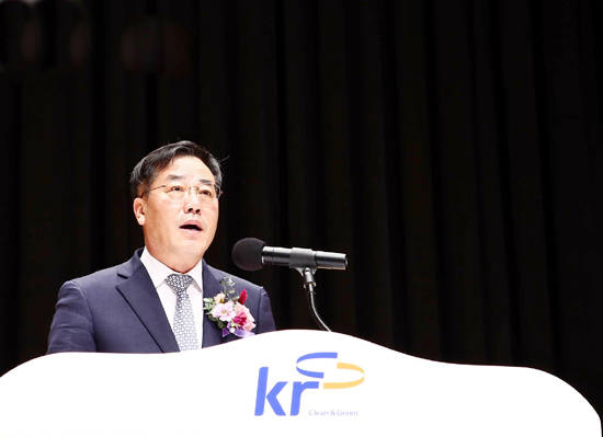 정승 신임 농어촌공사 사장이 28일 전남 나주시 본사에서 700여 명의 임직원이 참석한 가운데 취임식을 가졌다. ⓒ 한국농어촌공사