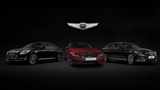 공식 출범 1주년을 맞은 제네시스 브랜드가 국내 고급차 시장의 성공적인 안착을 바탕으로 글로벌 시장 진출에도 속도를 내고 있다. ⓒ 제네시스