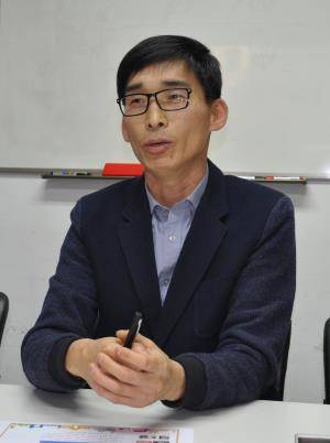 한건우 큐티라인 이사. = 황이화 기자