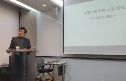 30일 한국케이블TV방송협회가 개최한 기자 스터디에서 주정민 교수가 발표하고 있다. ⓒ 프라임경제